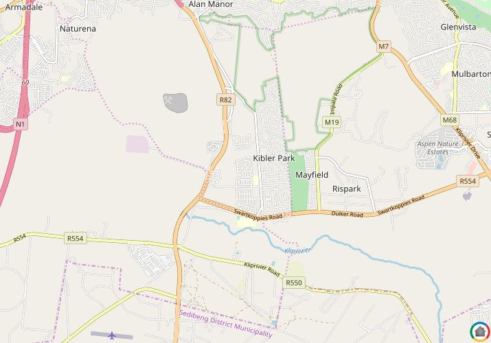 Map location of Alveda